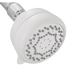 Click here to buy Delta 75760WH Seven-Spray and Massage Shower Head, White by Delta Faucet.