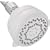 Delta Faucet 75760WH Seven-Spray and Massage Shower Head, White