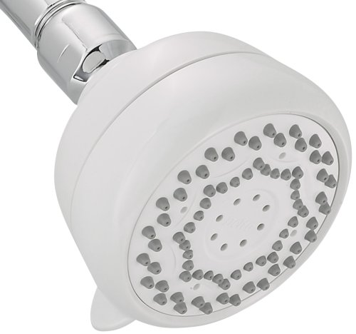 Delta Faucet 75760WH Seven-Spray and Massage Shower Head, White