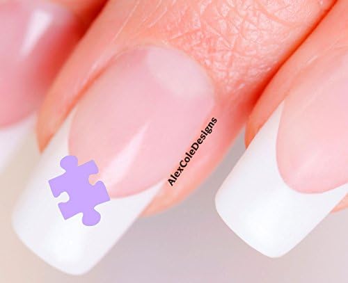 Autism Awareness Puzzle Stickers Decals (Lavender)