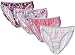 Fruit of the Loom Women's 4-Pack Cotton Fashion Bikini Panties