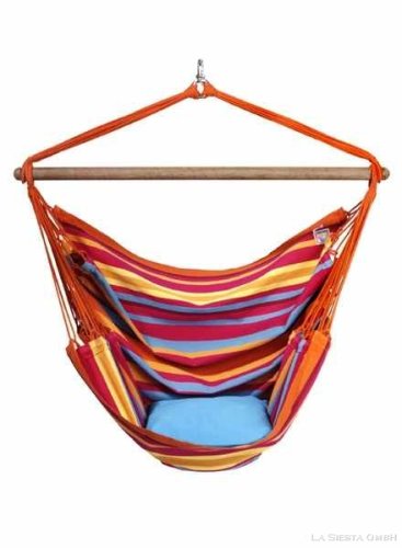 Hängestuhl Hängesessel Baiana 105 x 140 rot bis 130 kg