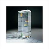 CrystalMint Small Rectangle Modular Display System Number of Compartments: Three
