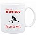 New  Born To Hockey , Forced To Work ! / Sign  Mug Sports