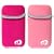 Apple iPhone 3G Magenta and Pink Reversible Double Sided Neorpene Sleeve Case (iPhone not inlcuded)
