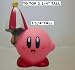 Nintendo Kirby Figure Parasol Kirby (Finger Puppet Mini Figure)_s-1