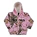 Kings Camo Infant Sherpa Zip Hoodie - Woodland Pink Camo
