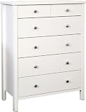 Steens 1850130150 Kommode Stockholm 106 x 80 x 41 cm MDF wei&szlig;