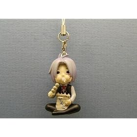 Anime D.gray-man Figure Cell Strap Keychain Allen Walker