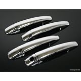 Chrome Side Door Handle Cover Trims For 06 to 10 Peugeot 207 08 to 10 Peugeot 308 04...