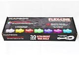 Flex Line 7 Color Led Accent Light Kit Universal Motorcycle LED Light Kit Fits Harleys, Cruisers, Choppers, Honda cbr, Kawasaki, Yamaha, Suzuki, Custom Motorcycle Engine LED Neon Light Kit with 2x Wireless Remote LED Glow Kits