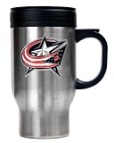 NHL Columbus Blue Jackets Stainless Steel Travel Mug - Primary Logo