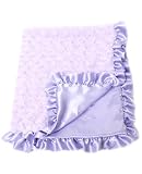 : Max Daniel *LAVENDER ROSEBUDS* Security and Baby Blankets Baby Blanket