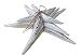 Cohasset 302DW 3-Piece Distressed Wooden White Star Fish Set, Assorted