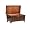 Accent Storage Cocktail Coffee Table Trunk , Espresso Finish