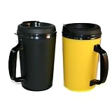 2ThermoServFoamInsulatedCoffeeMug20ozw/Lids(1)Black(1)Yellow