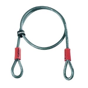 Kryptonite Kryptoflex 1004 Looped Bicycle Security Cable (10mm x 4-Foot) by 