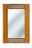 Home Décor Innovations 202451 Bamboo Zen Mirror 3mm Natural Bamboo
