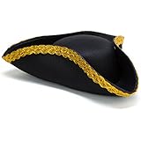 Deluxe Colonial Tricorn Hat