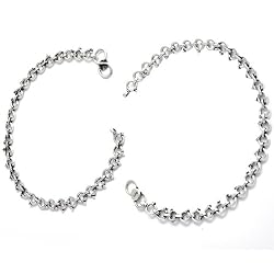 Kids Anklets Sterling Silver Ankle Bracelet Jewellery 7.75 inches