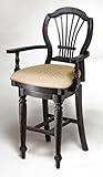 Bar Stool - Wilshire Swivel Bar Stool with Arms - Hillsdale Furniture - 450 ....