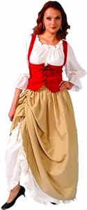 Alexanders Costumes Tavern Maiden, Brown, Large