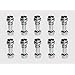 Lego Weapon Lightsaber Chrome Hilts 10 Pack