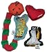 Pet Supplies : Yeowww! 100% Organic Catnip Toy Holiday Assortment Pack 1 (Pumpkin, Ghost, Candy Cane, Chanukah Dreidel, Heart)