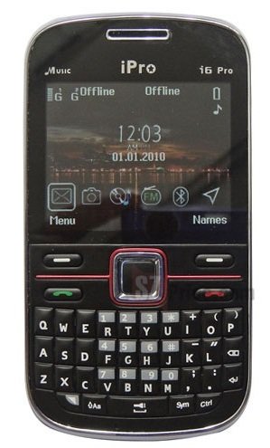 NEW Unlocked Dual Sim i6 iPro QWERTY FM Mobile Phone UK