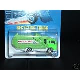 Mattel Hot Wheels 1991 1:64 Scale Green Recycling Truck Die Cast Car Collector #143