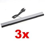 Neewer 3x Wired Infrared Ray Sensor Receiver for Nintendo Wii