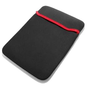 Black Neoprene Carry Pouch Case for ALL 7" Inch Tablets inc Amazon Kindle 3, 4, Fire, Eken M009S Tablet, Blackberry Playbook, HTC Flyer, Samsung Tab - From UK Emporium