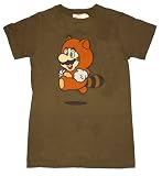 Mario Tanuki Suit Nintendo Raccoon Super Mario Brothers 3 Video Game T-Shirt Tee