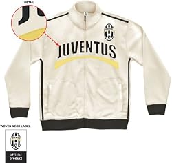 FC Football Club Juventus Italy Soccer White Track Jacket