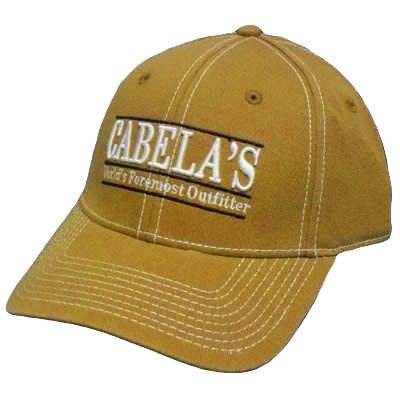 Cabelas Cabela's Worlds Foremost Outfitter 1961 Khaki Tan Hat Cap Licensed Game