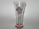 OHIO STATE BUCKEYES 12 oz. Flared Logo Bottoms Up PILSNER BEER GLASS