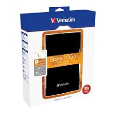 Verbatim Store 'n' Go Portables 1TB externe Festplatte (6,4 cm (2,5 Zoll), 5400rpm, 8MB Cache, USB 3.0/2.0/1.1) schwarz