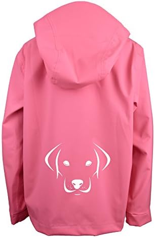 Charlies Coat Big Girls Reflective Dog Waterproof Jacket Large Neon Pink