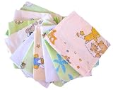 Baby mini Flannel Sheets 40/35 cm -10 Pack Unisex