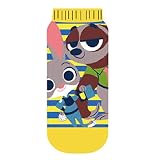 ズートピア ZOOTOPIA[女性用靴下]レディースソックス/フラッシュとジュディ BL×YE ディズニー