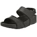 41IszJnTRSL. SL75  FitFlop Womens Roma Sandal,Black Nubuck,8 M US
