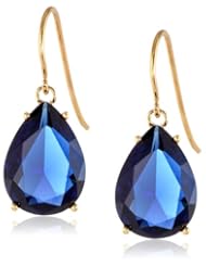 nOir Tear Drop Earrings