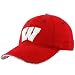 adidas Wisconsin Badgers Red Slope Flex Fit Hat