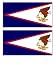 2 American Samoa Flag Stickers Decal Bumper Window Laptop Phone Auto Boat Wall