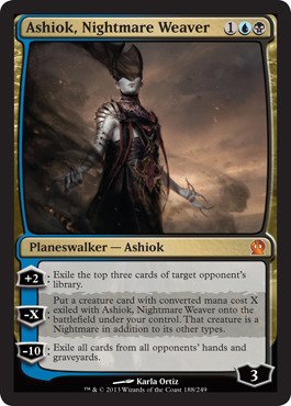 Magic The Gathering - Ashiok, Nightmare Weaver (188/249) - Theros - Foil