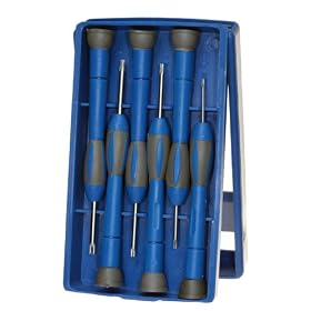 SE 6 Piece Deluxe Torx Driver Kit w/Storage Case T5-T10