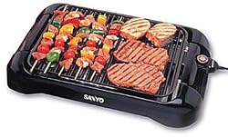 Sanyo HPSSG3 200 Square Inch Electric Indoor Barbeque Grill
