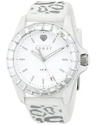 Juicy Couture Womens 1901135 Juicy Sport Analog Display Quartz White Watch