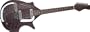 Rogue STR-1 Pro Electric Sitar Guitar Black with Red Crackle