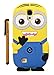 Galaxy S4 Case, Cute Cartoon 3D Despicable Me Minion Soft Silicione Case Cover for Samsung Galaxy S4 i9500 (Two Eyes Blue)